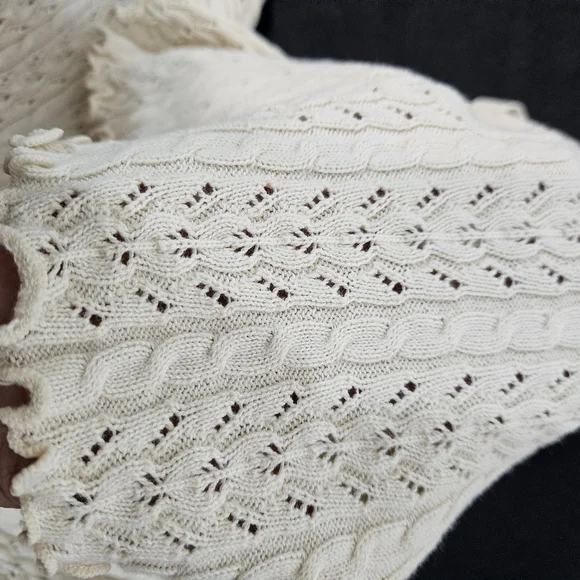 Cream Knit Skirt Size S - Picture 8 of 8